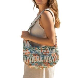 Robin Ruth Riviera Maya Shoulder Bag Purse Tropical Beach Travel‎ Tote